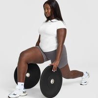 Go To Seamless Fitted Top | White