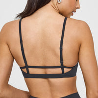 Timeless Strappy Bralette | Coal