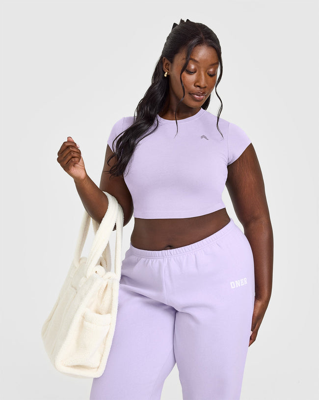 Cotton Icon Baby T-Shirt | Lavender Purple