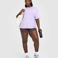 Washed Burnout T-Shirt | Lavender Purple