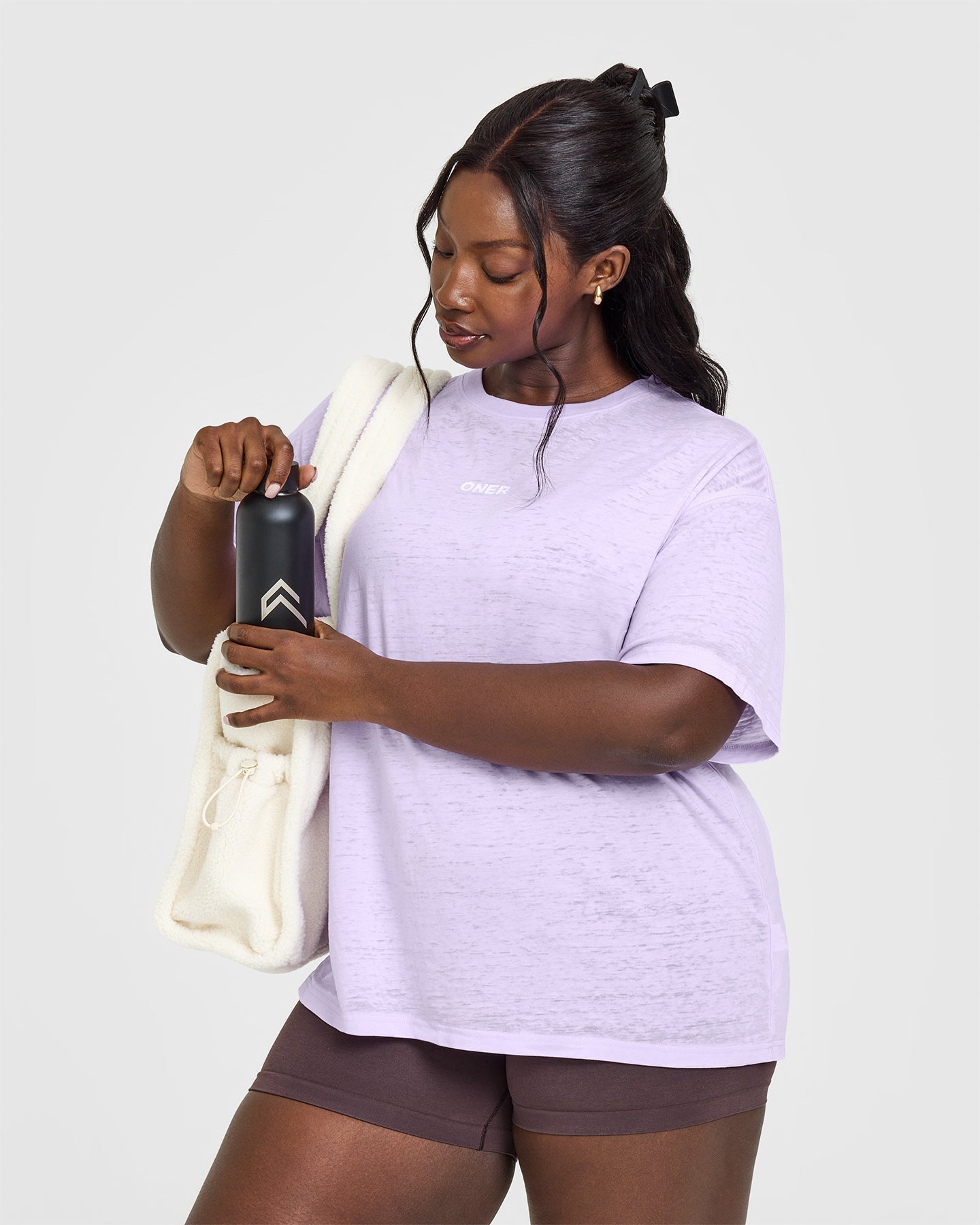 Washed Burnout T-Shirt | Lavender Purple