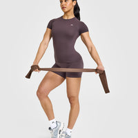 Go To Seamless Fitted Top | Umber Brown