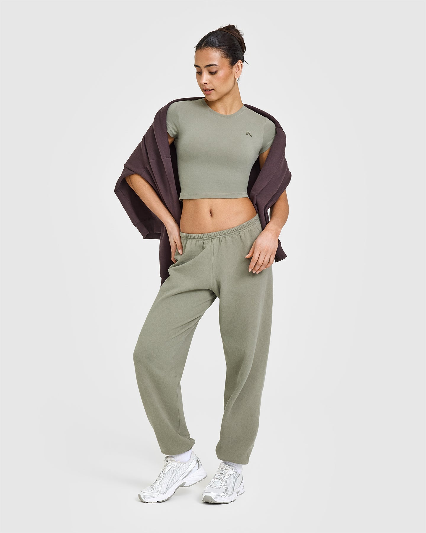 Mid Weight Joggers | Soft Sage Green