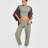 Mid Weight Joggers | Soft Sage Green
