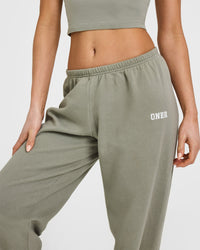 Mid Weight Joggers | Soft Sage Green