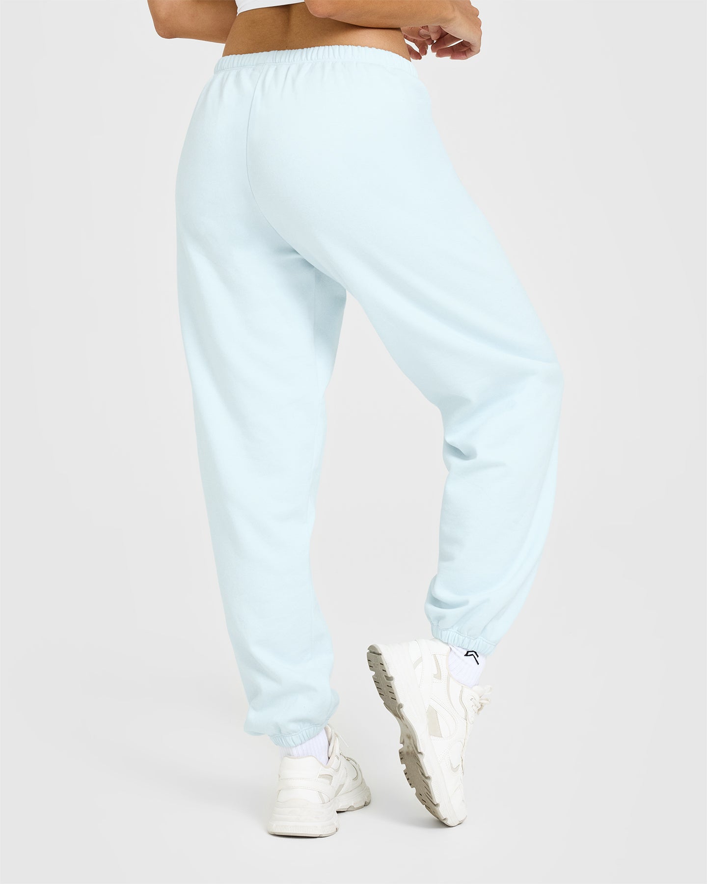 Lightweight Joggers With Graphic | Cloud Blue
