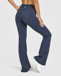 SoftMotion™ Flared Bottoms with White Logo | True Blue
