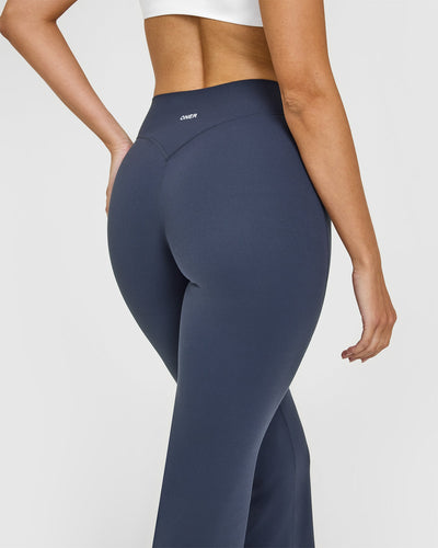 SoftMotion™ Flared Bottoms with White Logo | True Blue