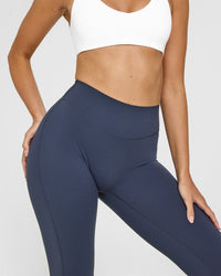 SoftMotion™ Flared Bottoms with White Logo | True Blue