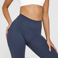 SoftMotion™ Flared Bottoms with White Logo | True Blue