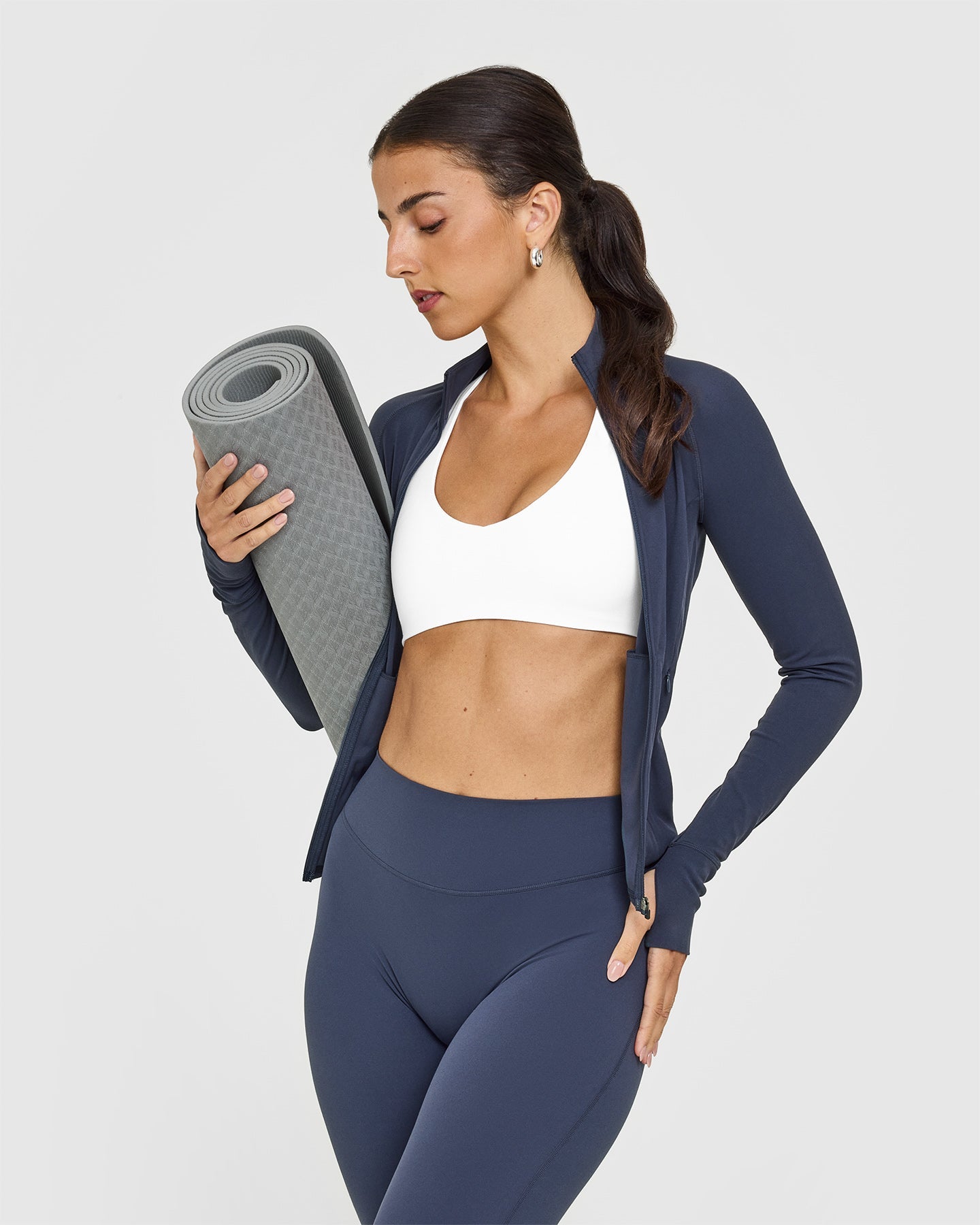 SoftMotion™ Flared Bottoms with White Logo | True Blue