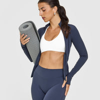 SoftMotion™ Flared Bottoms with White Logo | True Blue