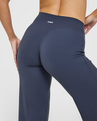 SoftMotion™ Straight Leg Bottoms with White Logo | True Blue