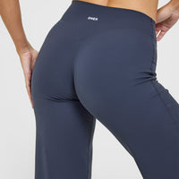 SoftMotion™ Straight Leg Bottoms with White Logo | True Blue