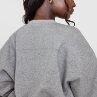Foundations Oversized Graphic Sweatshirt | Charcoal Marl