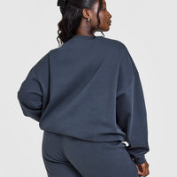 Lightweight Sweatshirt with Oner Logo | True Blue