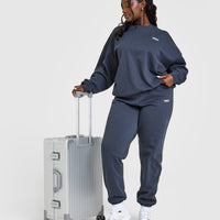 Lightweight Sweatshirt with Oner Logo | True Blue
