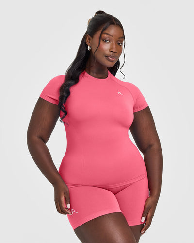 Go To Seamless Fitted Top | Velvet Pink