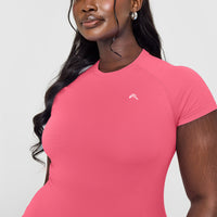 Go To Seamless Fitted Top | Velvet Pink