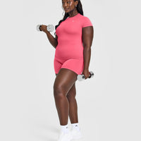 Go To Seamless Fitted Top | Velvet Pink