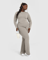 Mellow™ Soft Mid Long Sleeve Top | Warm Sand