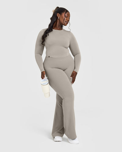 Mellow™ Soft Mid Long Sleeve Top | Warm Sand