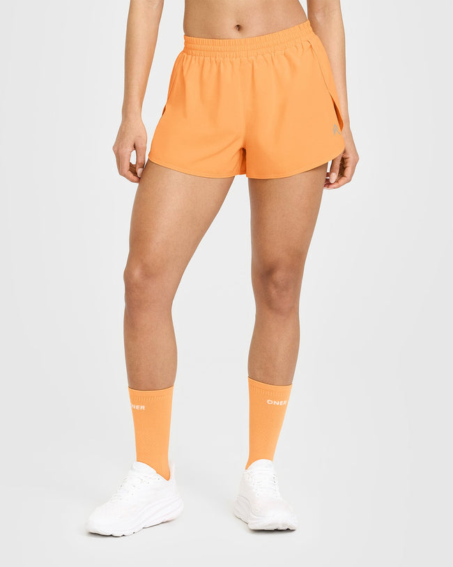 AirMove⢠Lined Shorts 3" | Powdered Orange