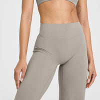SoftMotion™ Straight Leg Bottoms with White Logo | Warm Sand