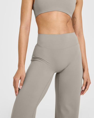 SoftMotion™ Straight Leg Bottoms with White Logo | Warm Sand
