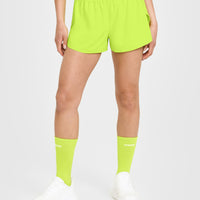 AirMove™ Lined Shorts 3" | Charged Lime Green
