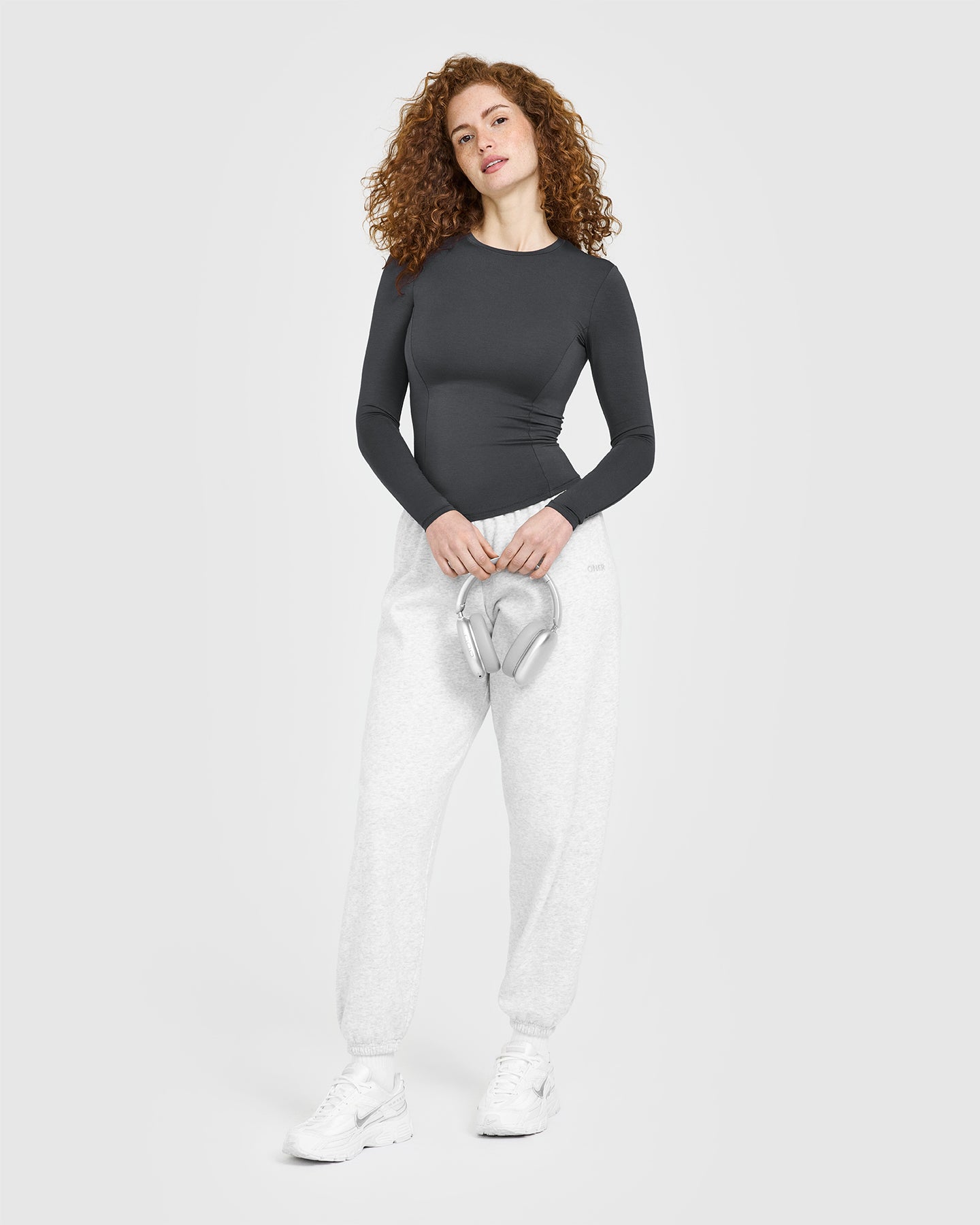 Mellow™ Soft Long Sleeve Top | Coal