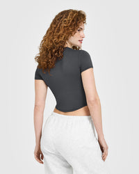 Mellow™ Soft Mid Short Sleeve T-Shirt | Coal