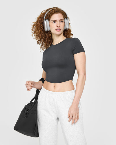 Mellow™ Soft Mid Short Sleeve T-Shirt | Coal