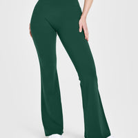 SoftMotion™ Flared Bottoms with White Logo | Dark Racing Green