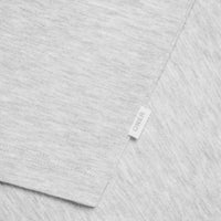 Cotton Fitted Mid Vest | Light Grey Marl