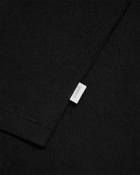 Cotton Fitted Mid Vest | Black
