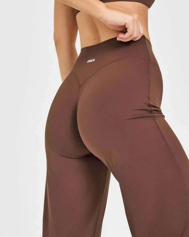 SoftMotion™ Straight Leg Bottoms | Espresso Brown