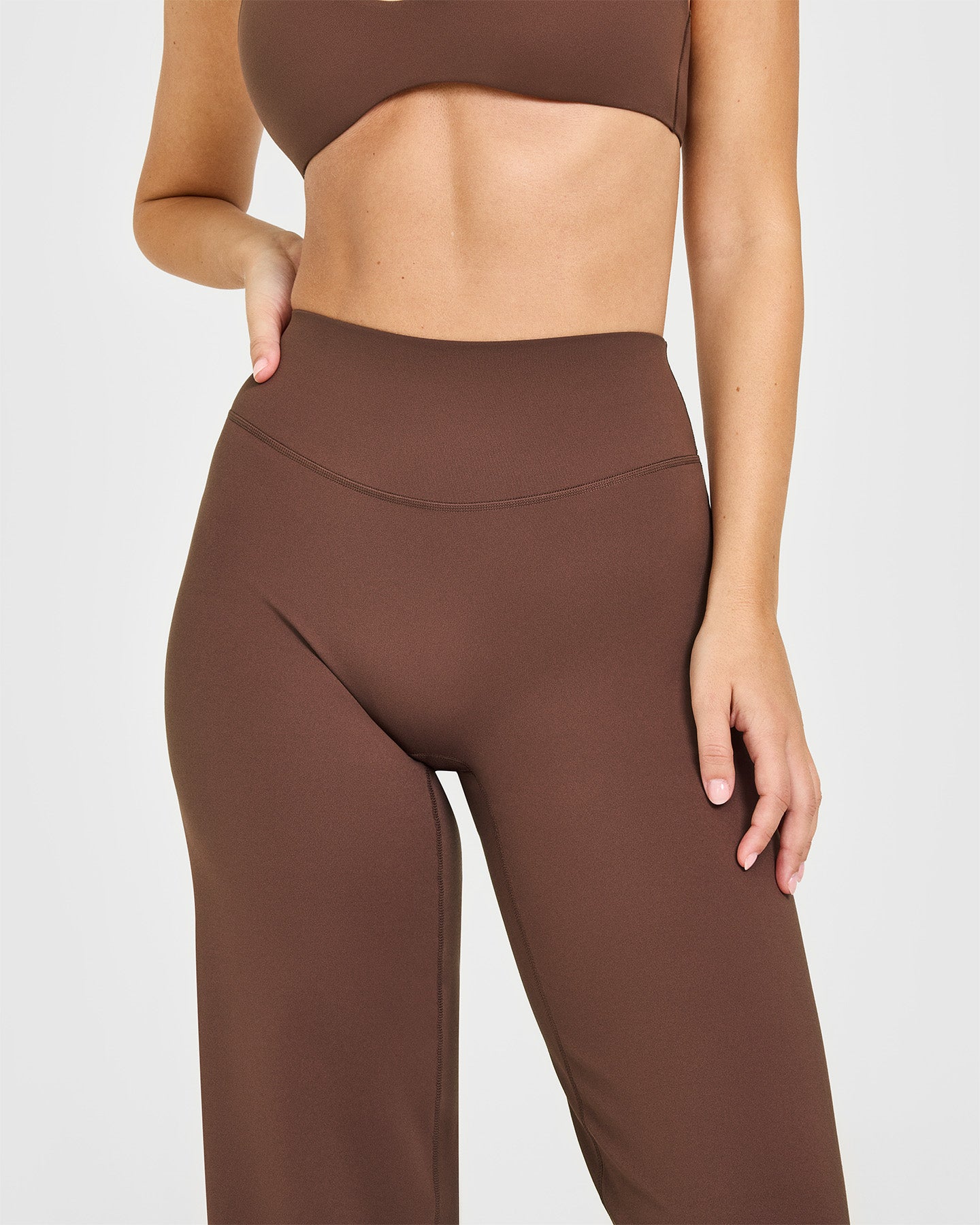SoftMotion™ Straight Leg Bottoms | Espresso Brown