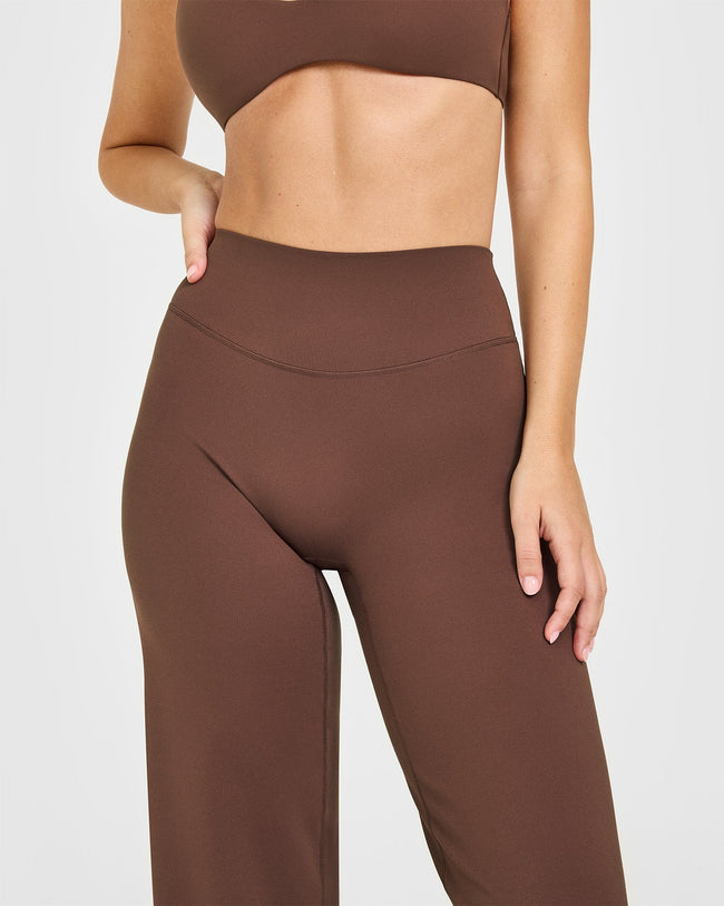 SoftMotion™ Straight Leg Bottoms | Espresso Brown