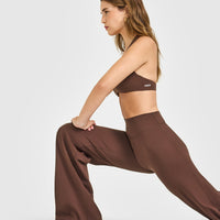 SoftMotion™ Straight Leg Bottoms | Espresso Brown