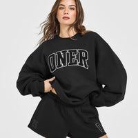 Foundations Oversized Oner 25 Sweatshirt | Black