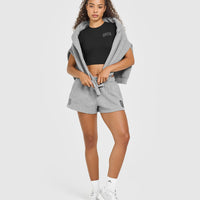Foundations Oversized Oner 25 Shorts | Charcoal Marl