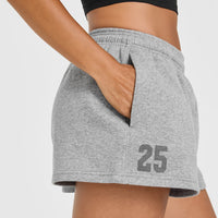 Foundations Oversized Oner 25 Shorts | Charcoal Marl