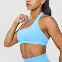 EasyLift™ Halter Bralette | Arctic Blue