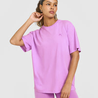 Classic Oversized Lightweight T-Shirt | Orchid Purple
