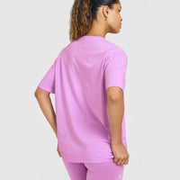 Classic Oversized Lightweight T-Shirt | Orchid Purple