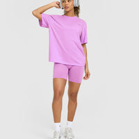 Classic Oversized Lightweight T-Shirt | Orchid Purple