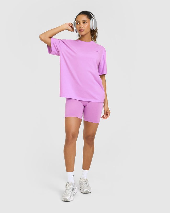 Classic Oversized Lightweight T-Shirt | Orchid Purple