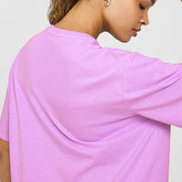 Classic Oversized Lightweight T-Shirt | Orchid Purple