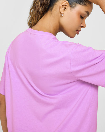 Classic Oversized Lightweight T-Shirt | Orchid Purple